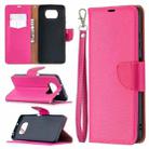 For Xiaomi Poco X3 Litchi Texture Pure Color Horizontal Flip Leather Case with Holder & Card Slots & Wallet & Lanyard(Rose Red) - 1