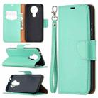 For Nokia 3.4 Litchi Texture Pure Color Horizontal Flip Leather Case with Holder & Card Slots & Wallet & Lanyard(Green) - 1