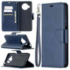 For Xiaomi Mi 10T Lite 5G Retro Lambskin Texture Pure Color Horizontal Flip PU Leather Case with Holder & Card Slots & Wallet & Lanyard(Blue) - 1