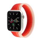 Rainbow Silicone Watchband For Apple Watch Series 7 45mm / 6 & SE & 5 & 4 44mm / 3 & 2 & 1 42mm, Length: S 125mm(2) - 1