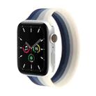 Rainbow Silicone Watchband For Apple Watch Series 7 45mm / 6 & SE & 5 & 4 44mm / 3 & 2 & 1 42mm, Length: S 125mm(5) - 1