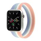 Rainbow Silicone Watchband For Apple Watch Series 7 45mm / 6 & SE & 5 & 4 44mm / 3 & 2 & 1 42mm, Length: S 125mm(13) - 1