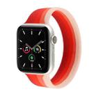 Rainbow Silicone Watchband For Apple Watch Series 7 45mm / 6 & SE & 5 & 4 44mm / 3 & 2 & 1 42mm, Length: M 145mm(2) - 1