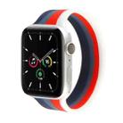 Rainbow Silicone Watchband For Apple Watch Series 7 45mm / 6 & SE & 5 & 4 44mm / 3 & 2 & 1 42mm, Length: M 145mm(9) - 1