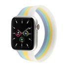 Rainbow Silicone Watchband For Apple Watch Series 7 45mm / 6 & SE & 5 & 4 44mm / 3 & 2 & 1 42mm, Length: M 145mm(12) - 1