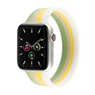 Rainbow Silicone Watchband For Apple Watch Series 7 45mm / 6 & SE & 5 & 4 44mm / 3 & 2 & 1 42mm, Length: M 145mm(14) - 1