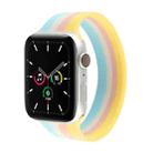 Rainbow Silicone Watchband For Apple Watch Series 7 45mm / 6 & SE & 5 & 4 44mm / 3 & 2 & 1 42mm, Length: L 165mm(1) - 1