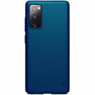 For Samsung Galaxy S20 FE NILLKIN Frosted Concave-convex Texture PC Protective Case(Peacock Blue) - 1