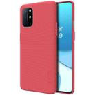 For OnePlus 8T NILLKIN Frosted Concave-convex Texture PC Protective Case(Red) - 1