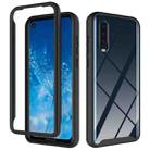 For Motorola Moto G8 Starry Sky Solid Color Series Shockproof PC + TPU Protective Case(Black) - 1