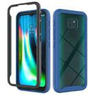 For Motorola Moto G9 Play Starry Sky Solid Color Series Shockproof PC + TPU Protective Case(Royal Blue) - 1