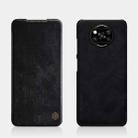 For Xiaomi Mi Poco X3 / NFC NILLKIN QIN Series Crazy Horse Texture Horizontal Flip Leather Case with Card Slot(Black) - 1