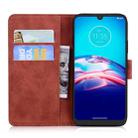 For Motorola Moto E6s 2020 Tiger Embossing Pattern Horizontal Flip Leather Case with Holder & Card Slots & Wallet(Brown) - 4