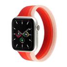 Rainbow Silicone Watch Band For Apple Watch Series 7 41mm / 6 & SE & 5 & 4 40mm / 3 & 2 & 1 38mm, Length: M 135mm(2) - 1