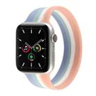 Rainbow Silicone Watch Band For Apple Watch Series 7 41mm / 6 & SE & 5 & 4 40mm / 3 & 2 & 1 38mm, Length: M 135mm(13) - 1