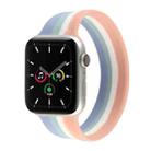 Rainbow Silicone Watch Band For Apple Watch Series 7 41mm / 6 & SE & 5 & 4 40mm / 3 & 2 & 1 38mm, Length: L 150mm(13) - 1