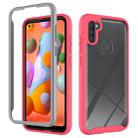 For Samsung Galaxy A11 / M11 (US Version) Starry Sky Solid Color Series Shockproof PC + TPU Protective Case(Red) - 1