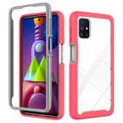 For Samsung Galaxy M51 Starry Sky Solid Color Series Shockproof PC + TPU Protective Case(Red) - 1
