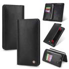 POLA Universal Dual Phone Horizontal Flip Leather Case with Card Slots & Wallet(Black) - 1