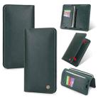 POLA Universal Dual Phone Horizontal Flip Leather Case with Card Slots & Wallet(Dark Green) - 1
