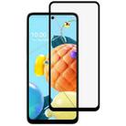 For LG K62 Full Glue Full Screen Tempered Glass Film - 1