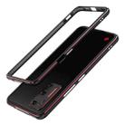 For Smartisan Nut R2 Lens Protector + Metal Frame Protective Case(Black Red) - 1