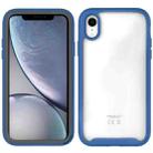 For iPhone XR Starry Sky Solid Color Series Shockproof PC + TPU Protective Case(Royal Blue) - 1