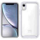 For iPhone XR Starry Sky Solid Color Series Shockproof PC + TPU Protective Case(White) - 1