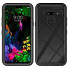 For LG G8 ThinQ Starry Sky Solid Color Series Shockproof PC + TPU Protective Case(Black) - 1