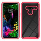 For LG G8 ThinQ Starry Sky Solid Color Series Shockproof PC + TPU Protective Case(Red) - 1
