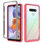For LG Stylo 6 Starry Sky Solid Color Series Shockproof PC + TPU Protective Case(Red) - 1