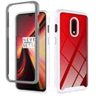 For OnePlus 7 Starry Sky Solid Color Series Shockproof PC + TPU Protective Case(White) - 1