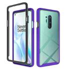 For OnePlus 8 Pro Starry Sky Solid Color Series Shockproof PC + TPU Protective Case(Purple) - 1