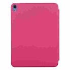 3-fold Horizontal Flip Smart Leather Case with Sleep / Wake-up Function & Holder For iPad Air 2022 / 2020 10.9(Rose Red) - 3