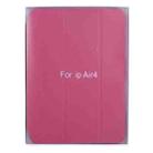 3-fold Horizontal Flip Smart Leather Case with Sleep / Wake-up Function & Holder For iPad Air 2022 / 2020 10.9(Rose Red) - 8