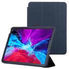 3-fold Horizontal Flip Smart Leather Case with Sleep / Wake-up Function & Holder For iPad Air 4/5 (Dark Blue) - 1