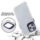 Transparent Glitter Powder TPU + PC Case with Detachable Buttons For iPhone 12 mini(Blue) - 3