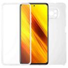 For Xiaomi Poco X3 PC+TPU Ultra-Thin Double-Sided All-Inclusive Transparent Case - 1