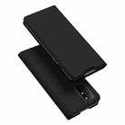 For OnePlus 8T DUX DUCIS Skin Pro Series Horizontal Flip PU + TPU Leather Case with Holder & Card Slots(Black) - 1