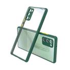 For Samsung Galaxy  Note20 Tire Side Texture Contrast Button Shockproof PC + TPU Phone Protective Case(Army Green) - 1