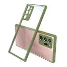 For Samsung Galaxy Note20 Ultra Tire Side Texture Contrast Button Shockproof PC + TPU Phone Protective Case(Green) - 1