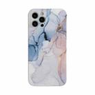 Marble Pattern TPU Protective Case For iPhone 12 mini(Stone Grey) - 1