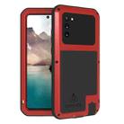 For Samsung Galaxy Note 20 LOVE MEI Metal Shockproof Waterproof Dustproof Protective Case without Glass(Red) - 1