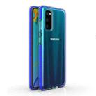 For Samsung Galaxy S20 TPU Double-color Shockproof Protective Case(Blue) - 1