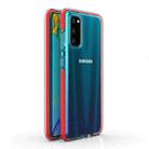 For Samsung Galaxy S20 TPU Double-color Shockproof Protective Case(Red) - 1