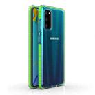 For Samsung Galaxy S20 TPU Double-color Shockproof Protective Case(Fresh Green) - 1