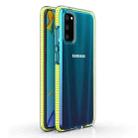 For Samsung Galaxy S20 TPU Double-color Shockproof Protective Case(Lemon Yellow) - 1