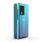 For Samsung Galaxy S20 Ultra TPU Double-color Shockproof Protective Case(Sky Blue) - 1