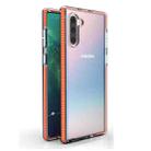For Samsung Galaxy Note10 TPU Double-color Shockproof Protective Case(Orange) - 1