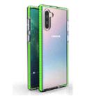 For Samsung Galaxy Note10 TPU Double-color Shockproof Protective Case(Fresh Green) - 1